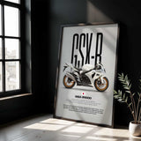 2009 GSX-R1000 Motorcycle Poster