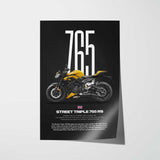 Street Triple 765 RS Motorcycle Poster