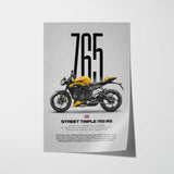 Street Triple 765 RS Motorcycle Poster