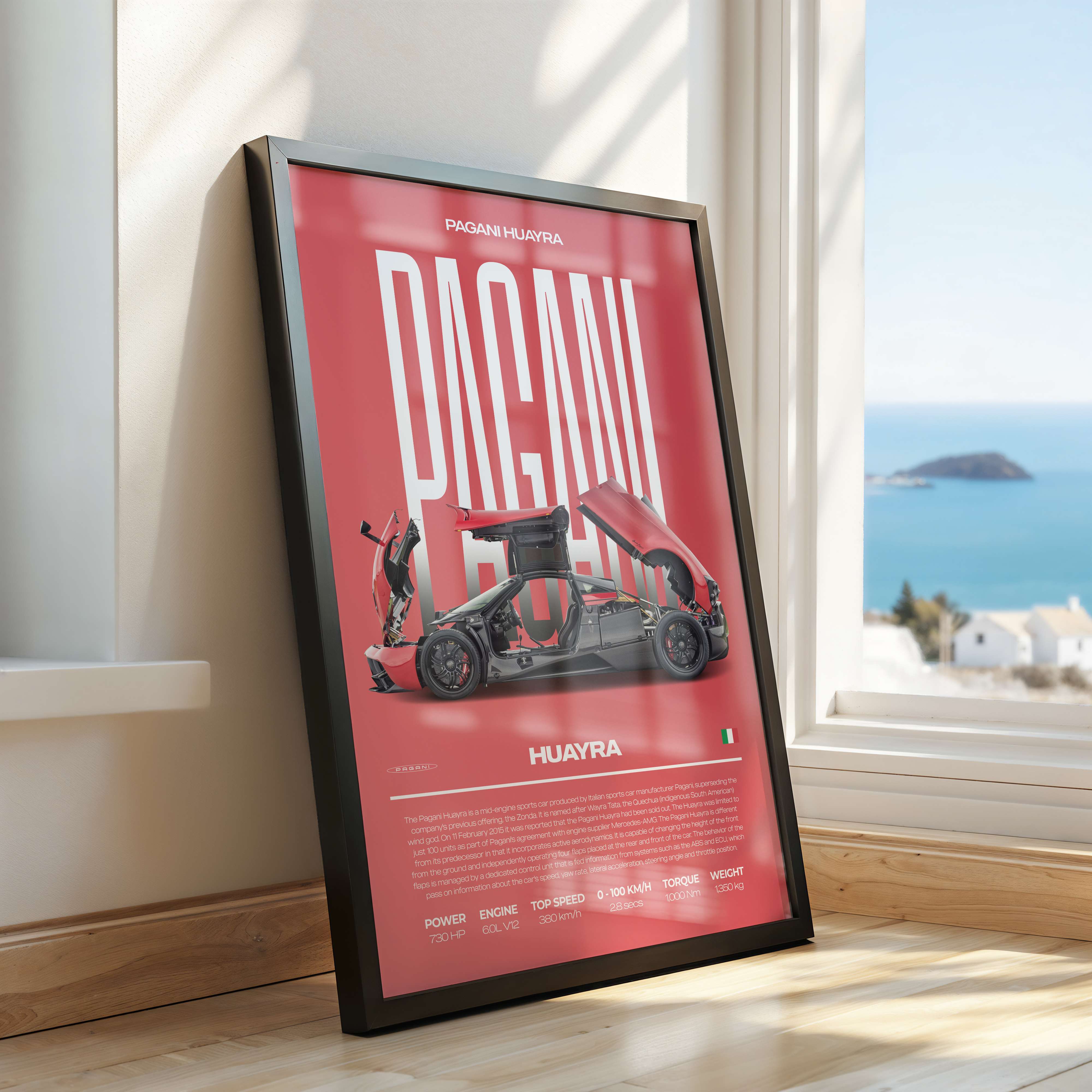 Pagani Huayra Poster