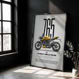 Street Triple 765 RS Motorcycle Poster