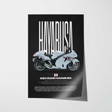 2008-2020 GSX1300R Hayabusa Motorcycle Poster