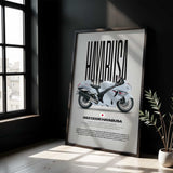 2008-2020 GSX1300R Hayabusa Motorcycle Poster