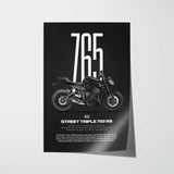Street Triple 765 RS Motorcycle Poster
