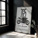 Street Triple 765 RS Motorcycle Poster