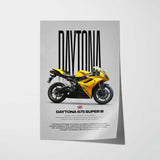Daytona 675 Super III Motorcycle Poster