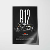 R12 nineT Motorcycle Poster