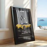 W16 Mistral Car Poster