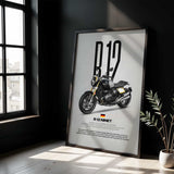 R12 nineT Motorcycle Poster