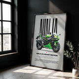 2024 Ninja ZX-6R KRT Edition Motorcycle Poster