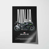 2025 Ninja ZX-10R Motorcycle Poster