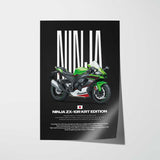 2021 Ninja ZX-10R KRT Edition Motorcycle Poster