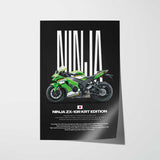 2025 Ninja ZX-10R KRT Edition Motorcycle Poster