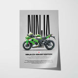 2025 Ninja ZX-10R KRT Edition Motorcycle Poster