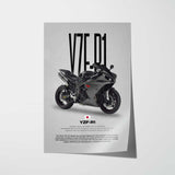 2012-2014 YZF-R1 Motorcycle Poster