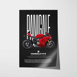 2022 Panigale V4S Motorcycle Poster