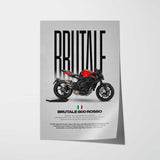 2020 Brutale 800 Rosso Motorcycle Poster