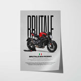 2020 Brutale 800 Rosso Motorcycle Poster