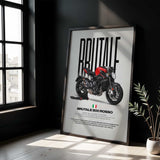 2020 Brutale 800 Rosso Motorcycle Poster
