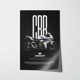 2016 CBR500R Motorcycle Poster