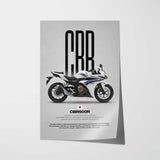 2016 CBR500R Motorcycle Poster