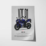 2007-2008 YZF-R1 Motorcycle Poster