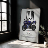 2007-2008 YZF-R1 Motorcycle Poster