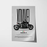 2017-2018 XDiavel S Motorcycle Poster