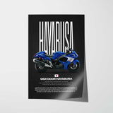 2008-2020 GSX1300R Hayabusa Motorcycle Poster