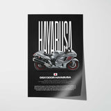 2008-2020 GSX1300R Hayabusa Motorcycle Poster