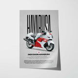 2008-2020 GSX1300R Hayabusa Motorcycle Poster