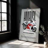 2008-2020 GSX1300R Hayabusa Motorcycle Poster