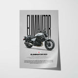 Eliminator 500 Motorcycle Poster