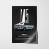 M5 F10 Car Poster