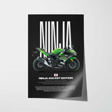 2018-2019 Ninja 400 KRT Edition Motorcycle Poster