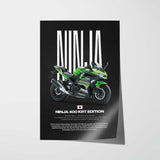 2018-2019 Ninja 400 KRT Edition Motorcycle Poster
