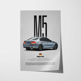 M5 F10 Car Poster