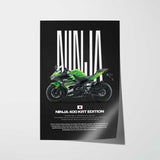 2018-2019 Ninja 400 KRT Edition Motorcycle Poster