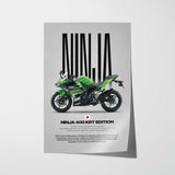 2018-2019 Ninja 400 KRT Edition Motorcycle Poster
