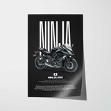 2017 Ninja 650 Motorcycle Poster