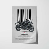 2017 Ninja 650 Motorcycle Poster