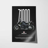 2018 Z1000 R Motorcycle Poster