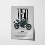 2023 Z650 Motorcycle Poster