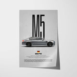 M5 F10 Car Poster
