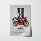 2024 CBR250RR Motorcycle Poster