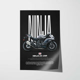 Ninja ZX-25R Motorcycle Poster