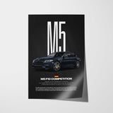 M5 Competition (F10) Car Poster