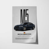 M5 Competition (F10) Car Poster