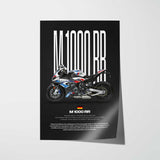 2020-2022 M1000RR Motorcycle Poster