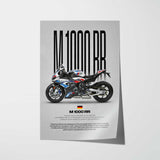 2020-2022 M1000RR Motorcycle Poster